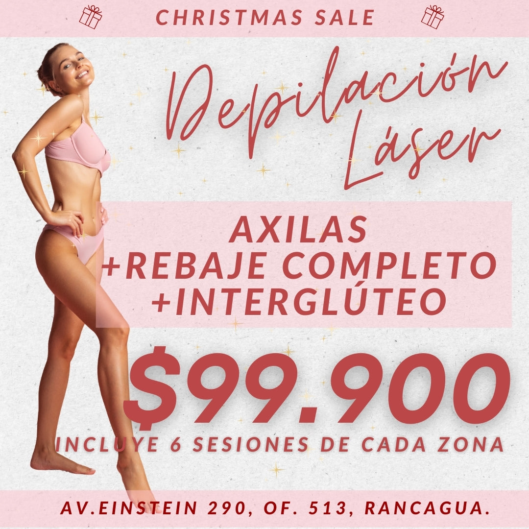 Axilas + Rebaje Completo + Interglúteo